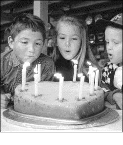 Photo: Devin, Alexis and Chris help Make-A-Wish celebrate its tenth anniversary.