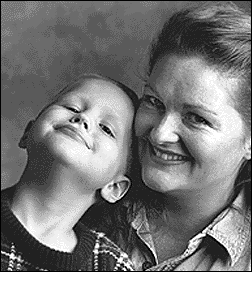 Photo: Wish child Chris and his mom