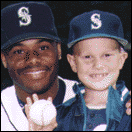 Photo: Paul met Ken Griffey, Jr.